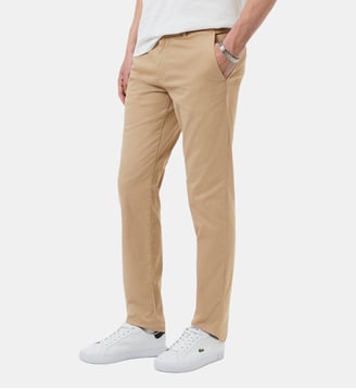 Chino twill stretch slim fit - Lacoste - Beige