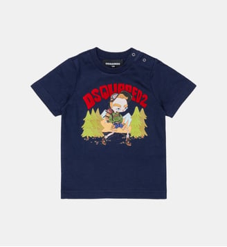 T-shirt avec logo - Dsquared2 - Bleu foncé