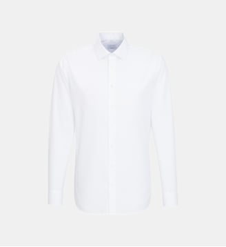Chemise d'affaires 1/1 Extra long Shaped Col Kent - Seidensticker - Blanc