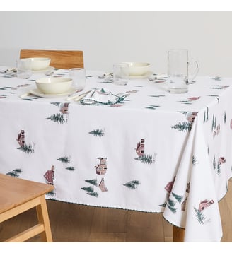 Nappe imprimée, en coton lavée - La Redoute Interieurs - Multicolore