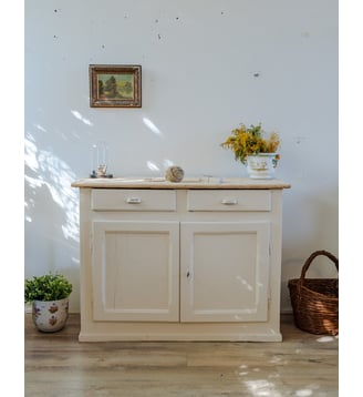 Buffet en bois écru Gilbert N°1494- Produit chiné - Debongout - Bois clair