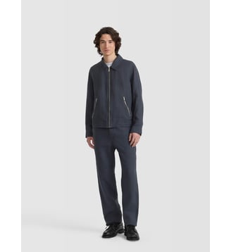 blouson en lin - Agnès b. - Gris mine