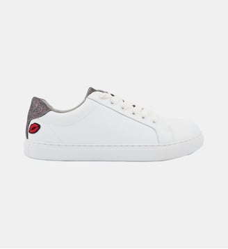 Baskets En Cuir Simone  Lor - Bons Baisers - Blanc