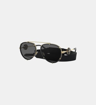 Lunettes de soleil Pilote VE2232 - Versace - Noir