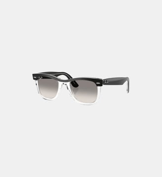 Lunettes de soleil Carré RB2240 Wayfarer Street Neat - Ray Ban - Transparent