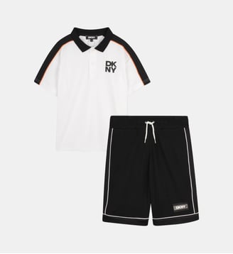 T-shirt ensemble et short bermuda - DKNY - Noir et blanc