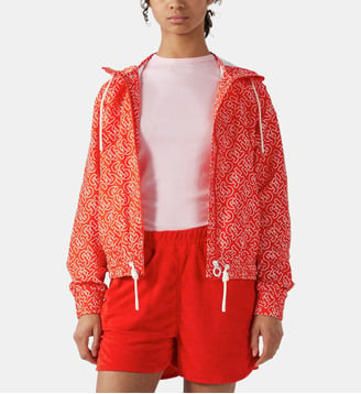 Blouson coupe-vent léger à capuche Alize monogram Jott