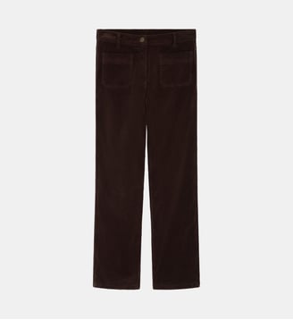 Pantalon droit en velours à côtes - IMANI - Pablo - Cinnamon