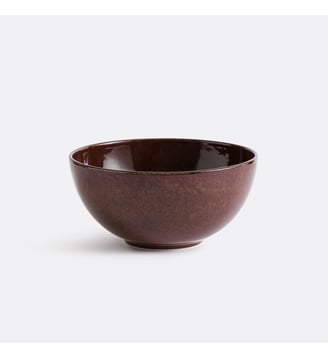 Saladier en grès émail réactif 20 cm - La Redoute Interieurs - Acajou