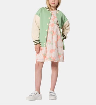 Sweat à capuche zippée - Kenzo Kids - Quiet green