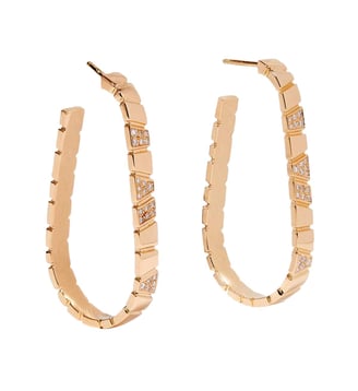 Boucles d'oreilles Ride & Love semi-pavées Large Loyal.e Paris