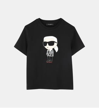 T-shirt à manches courtes - Karl Lagerfeld Kids - Black