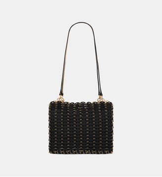 Sac 1969 en cuir - Rabanne - Noir et doré