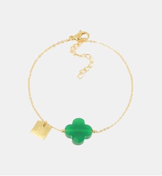 Bracelet Vega  en Acier doré - Zag Bijoux - Vert