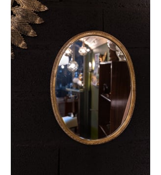 Miroir en bronze Igor N°547- Produit chiné - Debongout - Doré