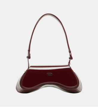 Play-Sac à bandoulière glossy - Diesel - Bordeaux