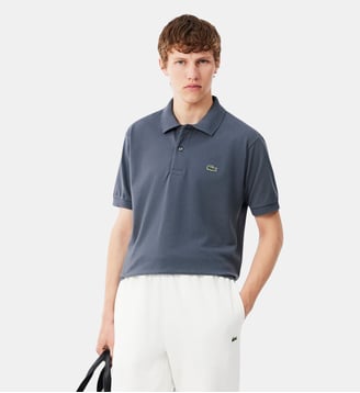 Polo droit coton piqué L.12.12 - Lacoste - Gris