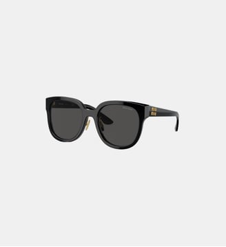 Lunettes de soleil Carré MU 01ZS - Miu Miu - Noir