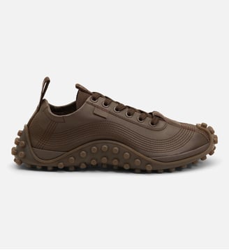 Sneakers Mirage unisexe en cuir de veau - AMI Paris - Marron