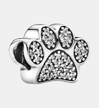 Charm Empreinte de Patte Scintillant - Pandora - Argenté