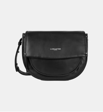 Sac besace Soft Selma en cuir - Lancaster - Noir