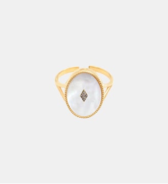 Bague plaqué or  CASSIOPÉE Nilaï