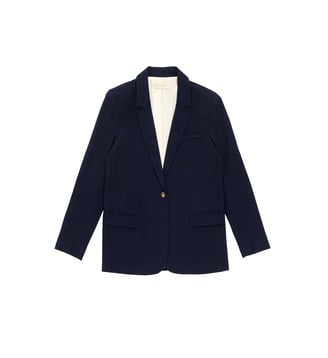 Veste col revers uni VADALS - La Petite Etoile - Marine