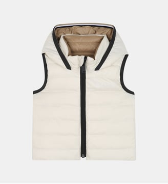 Doudoune sans manches réversible - BOSS Kidswear - Vanille