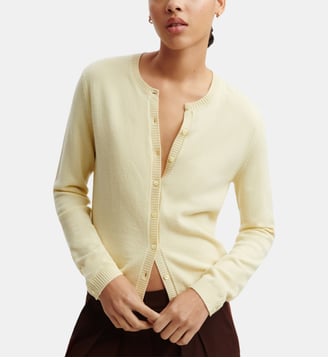 Cardigan slim en cachemire - Bompard - Zeste