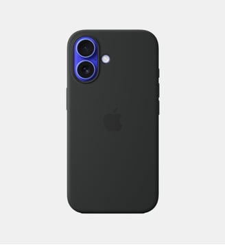 Coque iPhone 16 Silicone MagSafe Noir - Apple - Noir