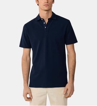 Polo Coupe Regular À Manches Courtes En Piqué - Hackett London - Old navy