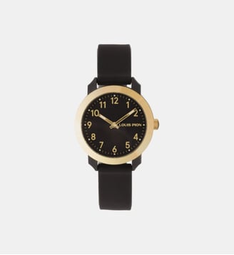 Montre Mae Noir XE1127AN\15 - Louis Pion - Doré