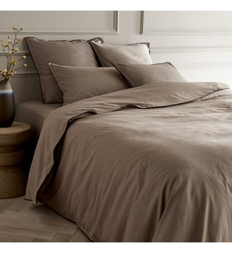 Housse de couette en voile de coton lavé AM.PM