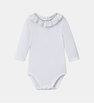 Body col smocké Bébé - Cyrillus - Blanc cassé