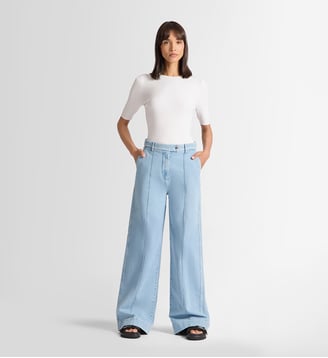 Pantalon noaleri coupe ample - Fusalp - Light blue