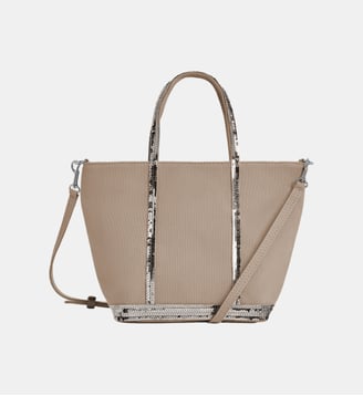 Cabas S Zippé En Toile - Vanessa Bruno - Gris zinc