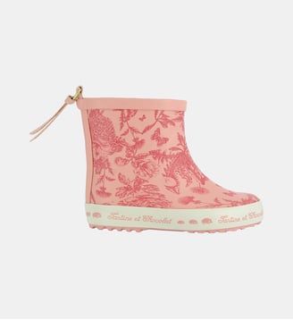 Bottes de pluie -  imprimé inspiration Toile de Jouy Tartine Et Chocolat