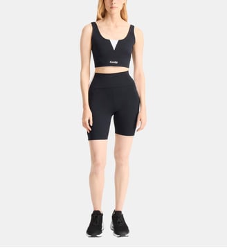 Short biarro coupe ajustée - Fusalp - Noir et neige