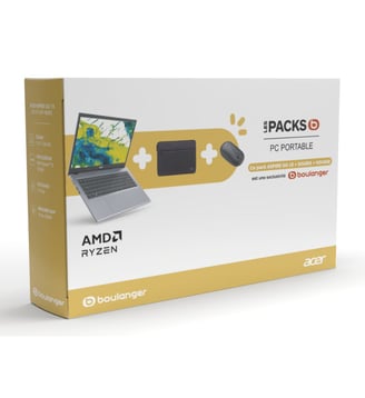 Ordinateur portable PACK Aspire AG15-42P-R083 + Housse + Souris Acer