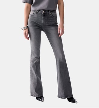 Jean pattes d'éléphant - Liu Jo - Denim gris