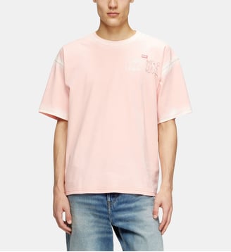 T-shirt avec imprimé d'épée - Diesel - Rose