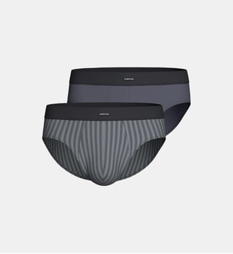 Pack de 2 Slips d'homme en Coton Modal - Impetus - Gris