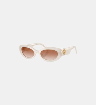 Lunettes de soleil Ovale DG4537 - Dolce & Gabbana - Opaline laiteuse