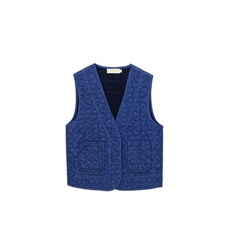 Veste col v uni VANEY - La Petite Etoile - Wash