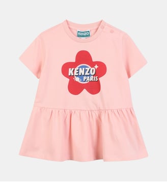 Robe à manches courtes - Kenzo Kids - Atomic pink