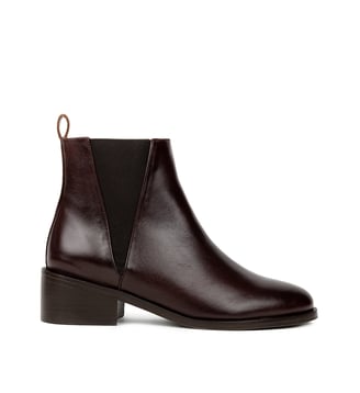 Bottines Plates Camden Cuir Bobbies