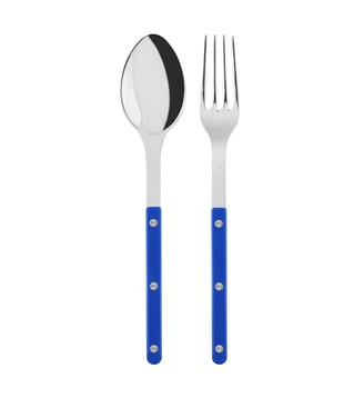 Couverts de service, Bistrot Uni - Sabre - Bleu outremer