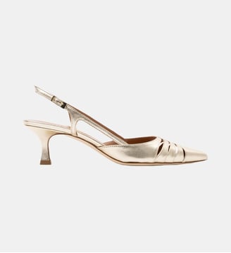 Salem - Slingback En Cuir Nappa Or - Parallèle - Or