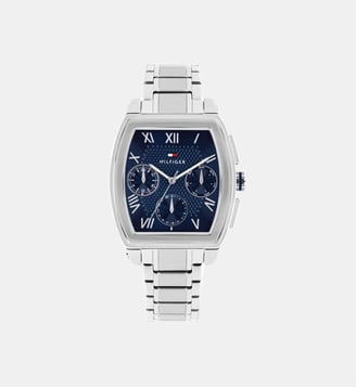 Montre Th-oxford Bleu foncé 1710763 - Tommy Hilfiger - Argenté