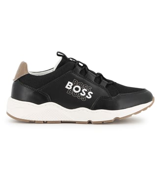 Baskets basses à lacets - BOSS Kidswear - Black